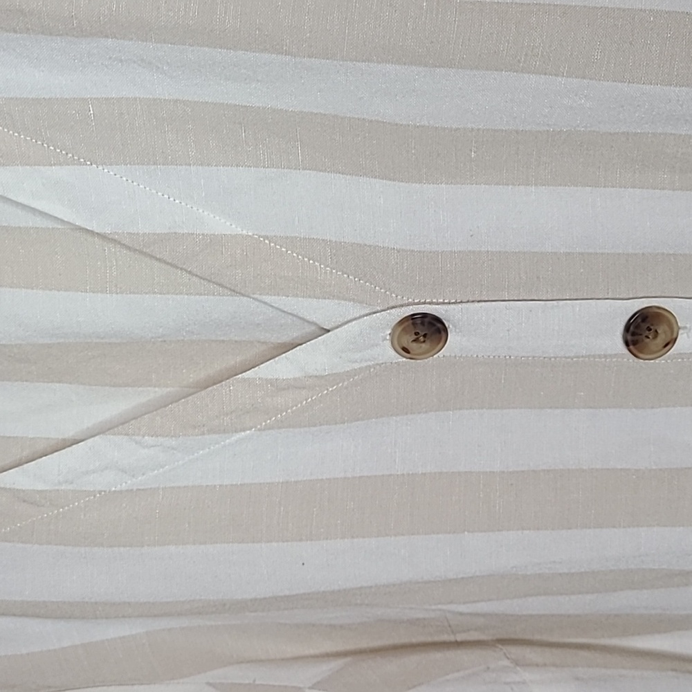 LOFT Striped Linen Dress - Picture 3 of 3